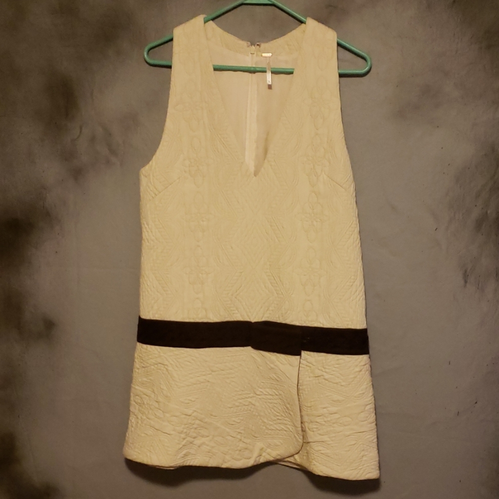 Free people cream dress size 6